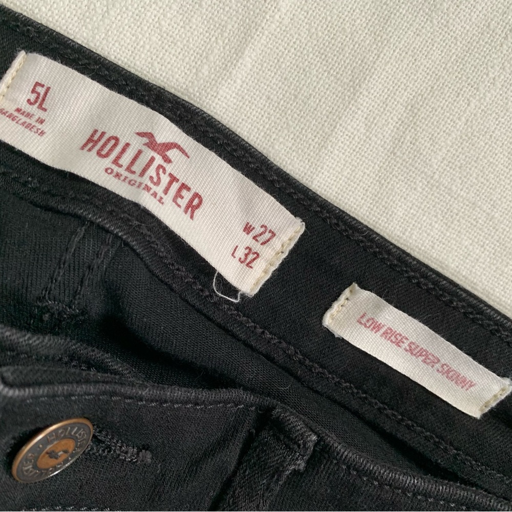 Hollister Low Rise Super Skinny Size 5Long W27 - Picture 3 of 3